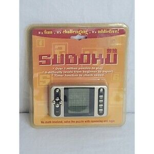 Vintage Handheld Electronic Sudoku Travel Game - NEW‎ NOS